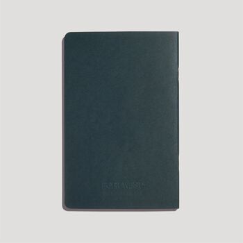100% Recycled Paper Notebook / Forest Green, 2 of 6