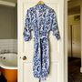 Wrap Kimono In Kirby Block Print, thumbnail 4 of 5