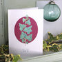 Silver Christmas Card Ivy, thumbnail 1 of 5