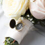Personalised Vintage Antique Gold Round Wedding Bouquet Locket, thumbnail 4 of 5