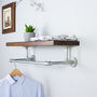 Finchley Industrial Clothes Shelf And Rail, thumbnail 8 of 10