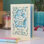 Personalised Papercut Cupcake Birthday Card, thumbnail 5 of 8