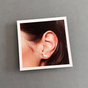 Wolf Sterling Silver Earrings, 6 of 10