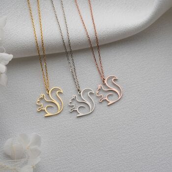 Woodland Magic Squirrel Necklace, 4 of 9
