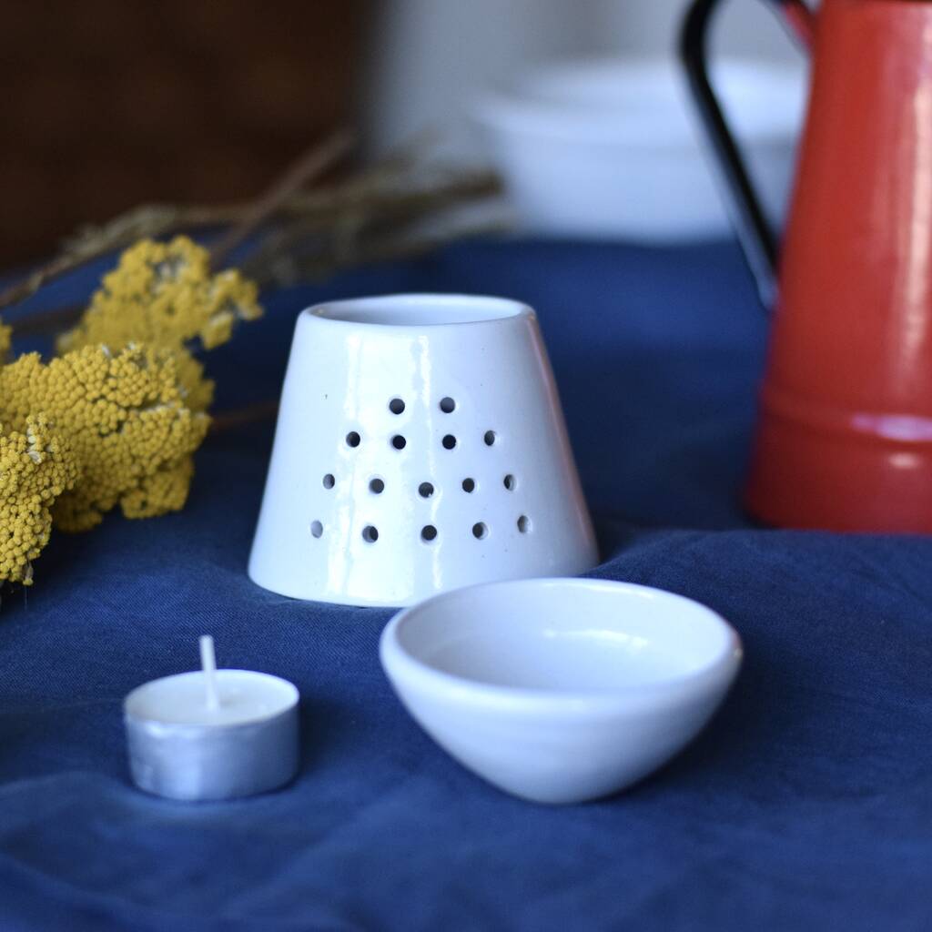 handmade ceramic oil burner by kate brigden ceramics
