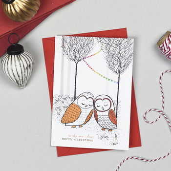 'To The One I Love' Christmas Card, 2 of 3