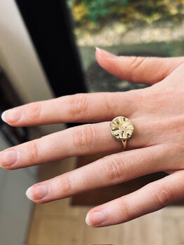 Silver Or Gold Croesus Coin Ring, 2 of 2