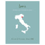 Limited Edition Love Is Location Print, thumbnail 6 of 9
