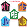 Personalised Monogram House Keyring, thumbnail 7 of 7
