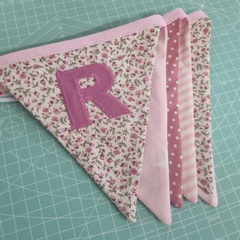 Personalised Bunting Custom Fabric Large Flags, 2 of 12