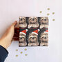 Christmas Reindeer Dog Wrapping Paper, thumbnail 1 of 1