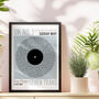 UK No.One Song Personalised Birthday Print, thumbnail 1 of 3