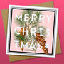 Xmas Tree Merry Christmas Card, thumbnail 2 of 3