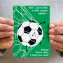 Cute Football Father's Day Card, thumbnail 1 of 4
