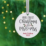Personalised First Christmas As Mr And Mrs Ornament, thumbnail 6 of 7