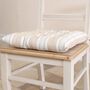 Millstone Blue Stripe Seat Pads, thumbnail 3 of 3