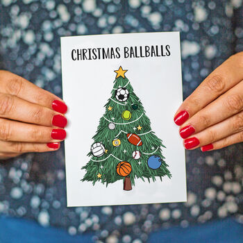 Funny Sport Christmas Card, 2 of 3