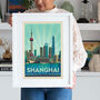 Shanghai Travel Print, thumbnail 1 of 8