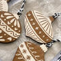 Mini Wooden Bauble Christmas Decorations, thumbnail 3 of 3