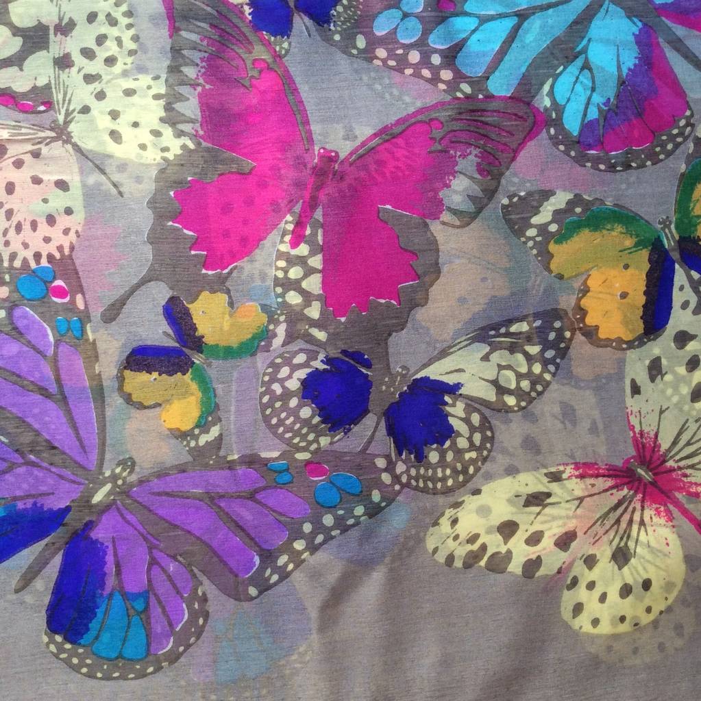 MARTE EGELE Wonderland Collection Purple Silk Twill Scarf main image 0