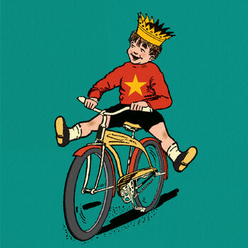 ‘Cycling King’ Bicycle Enthusiast's Card, 2 of 4