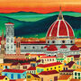Florence, Italy Travel Print, Can Be Personalised, thumbnail 3 of 8