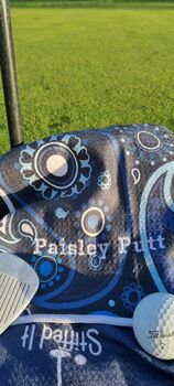Personalised Paisley Putt Golf Towel, 5 of 5