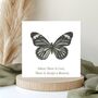 Butterfly Memory Sympathy Greeting Card, thumbnail 1 of 6