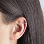 Sterling Silver Etched Ear Cuff, thumbnail 2 of 8
