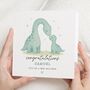 Personalised Dinosaur Big Brother New Baby Card, thumbnail 1 of 7