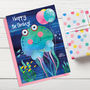 Cute Jellyfish Birthday Card, thumbnail 2 of 2