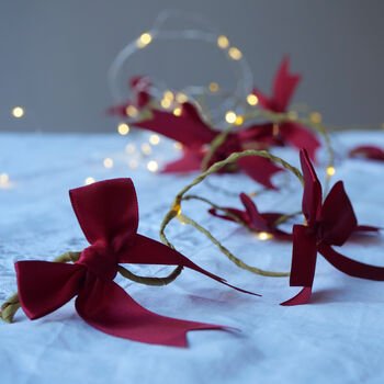 Satin Bow Fairy Lights, 2 of 9