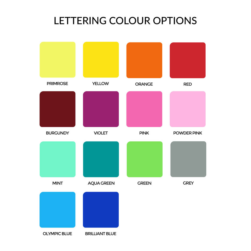 Personalised Kids Name Lamp Shade By Quirk