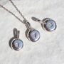Personalised Initial Molten Pebble Necklace, thumbnail 3 of 9