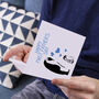 Happy First Father's Day Penguin Card, thumbnail 4 of 4
