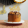 Large Gold Metallic Eid Mubarak Text Cake Topper, thumbnail 1 of 3