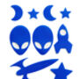 Space Repair Patch Kit Royal Blue, thumbnail 1 of 7