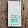 Set Of Six Embroidered Food Preserves Napkins, thumbnail 6 of 11