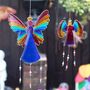 Large Rainbow Angel Suncatcher 38cm, thumbnail 2 of 2