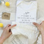 'Dad To Be' Sleepsuit Stork Mail From Mummy's Tummy, thumbnail 2 of 12