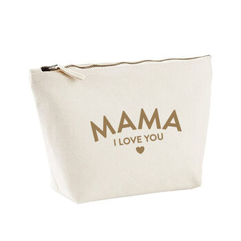 Mama I Love You Makeup Bag Gift For Mum Mother's Day, 2 of 4