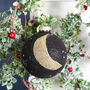 Midnight Moon And Star Christmas Bauble, thumbnail 1 of 2