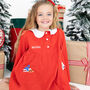 Girl's Personalised Christmas Gingerbread Nightdress, thumbnail 3 of 8