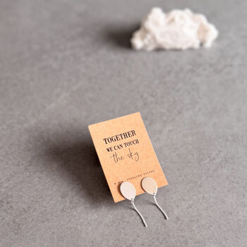 Touch The Sky Balloon Earrings – Sterling Silver Gift For Her, 4 of 8