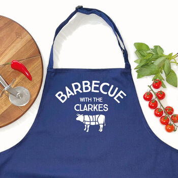 Barbecue With The … Personalised Bbq Apron, 5 of 5