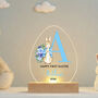 First Easter Bunny Initial LED Acrylic Plaque, thumbnail 1 of 8