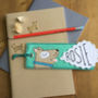 Personalised Happy Dog Name Bookmark For Children, thumbnail 4 of 8