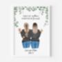 Personalised Eucalyptus Mother And Daughter Print Gift, thumbnail 2 of 7