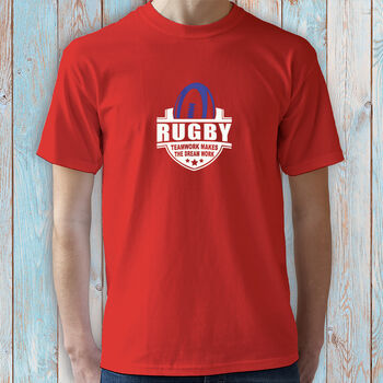 Rugby Fan T Shirt, 6 of 9