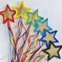 Gold Star Rainbow Ribbon Gift Wand, thumbnail 11 of 11